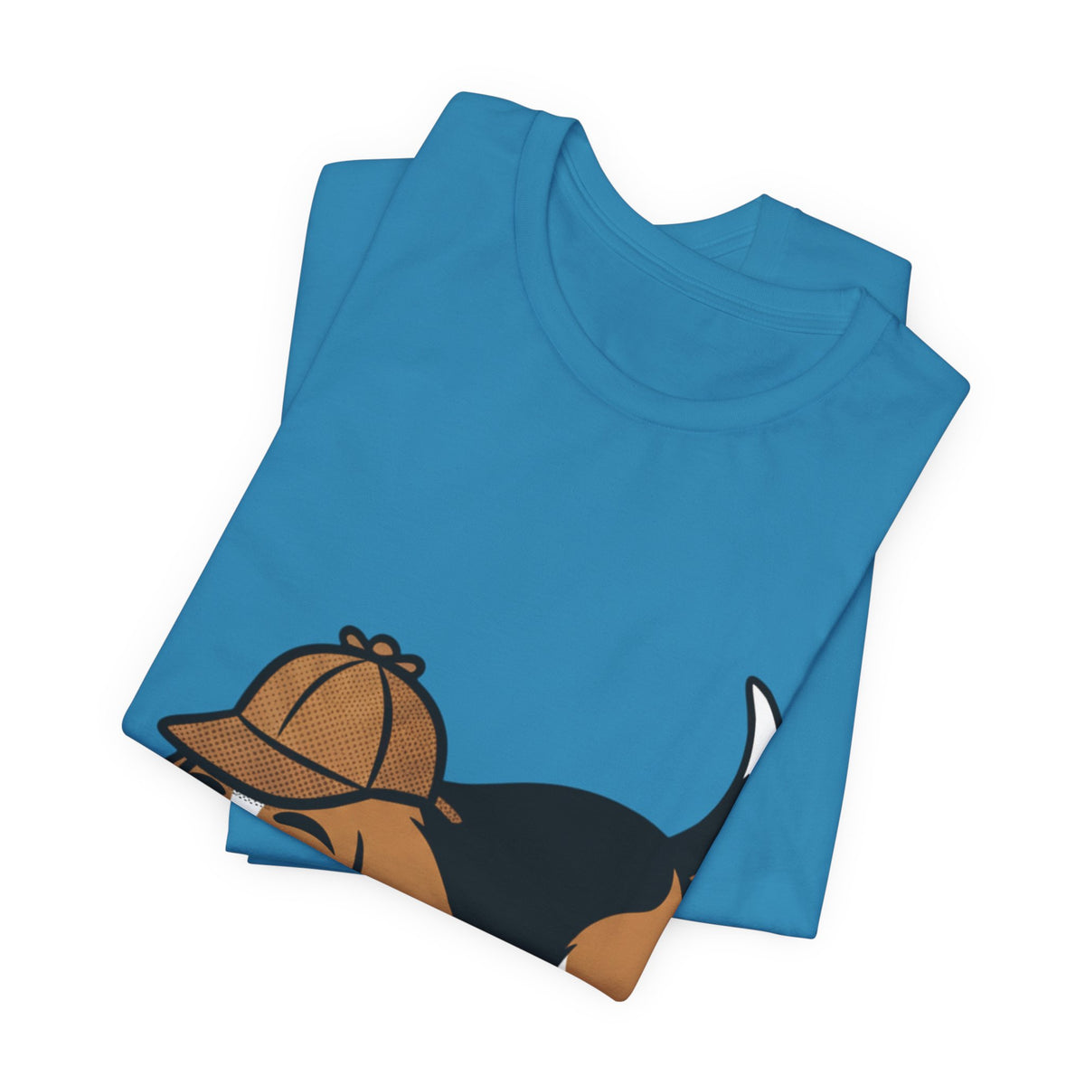 Detective Beagle T-Shirt – Cute Dog with Magnifying Glass Tee