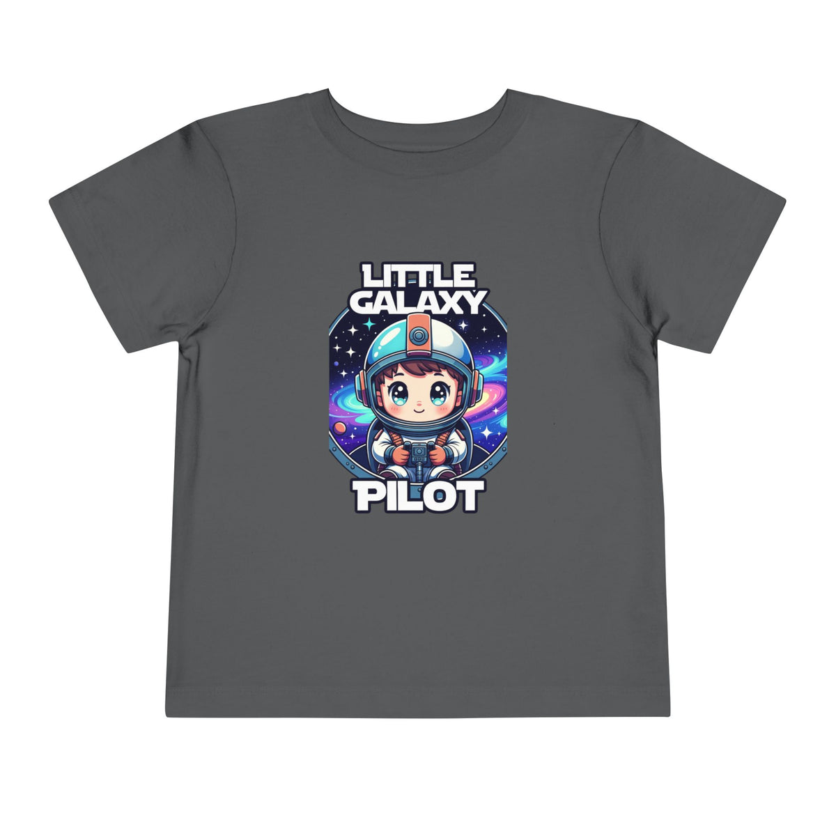 Little Galaxy Pilot Toddler Tee — Cute Space Astronaut Kids Shirt