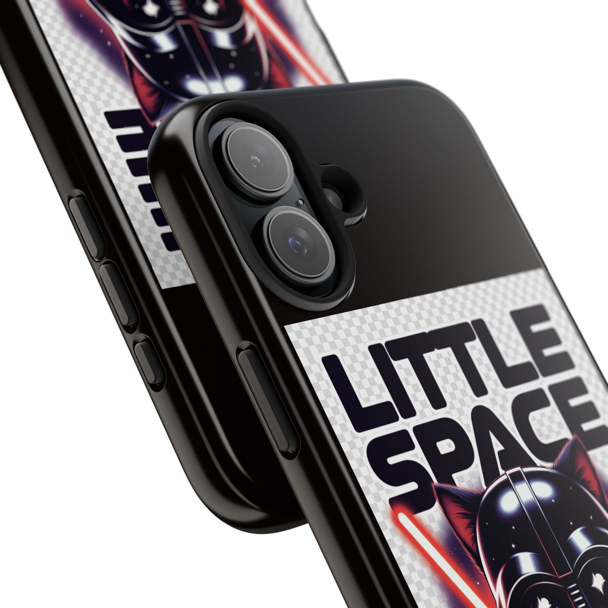 Little Space Paws Phone Case — Cute Darth Vader Cat Graphic Tough Phone Case