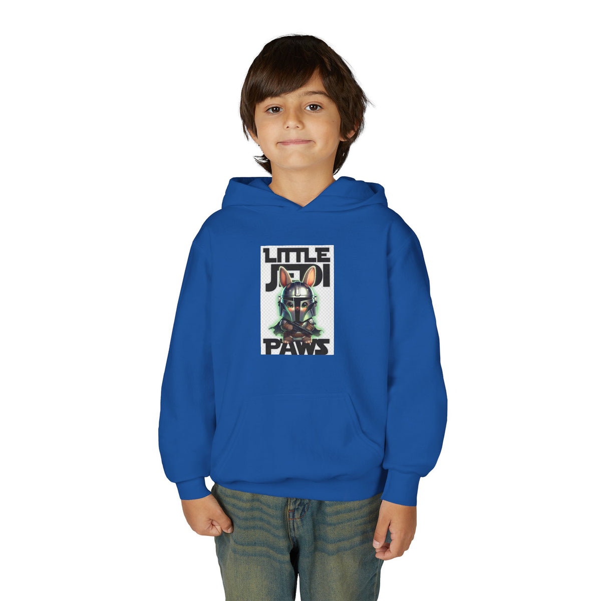 Little Jedi Paws Youth Hoodie - Star Wars Inspired Kids Sweatshirt