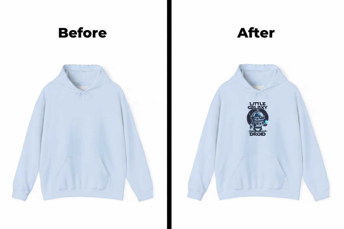 Little Galaxy Droid Before/After